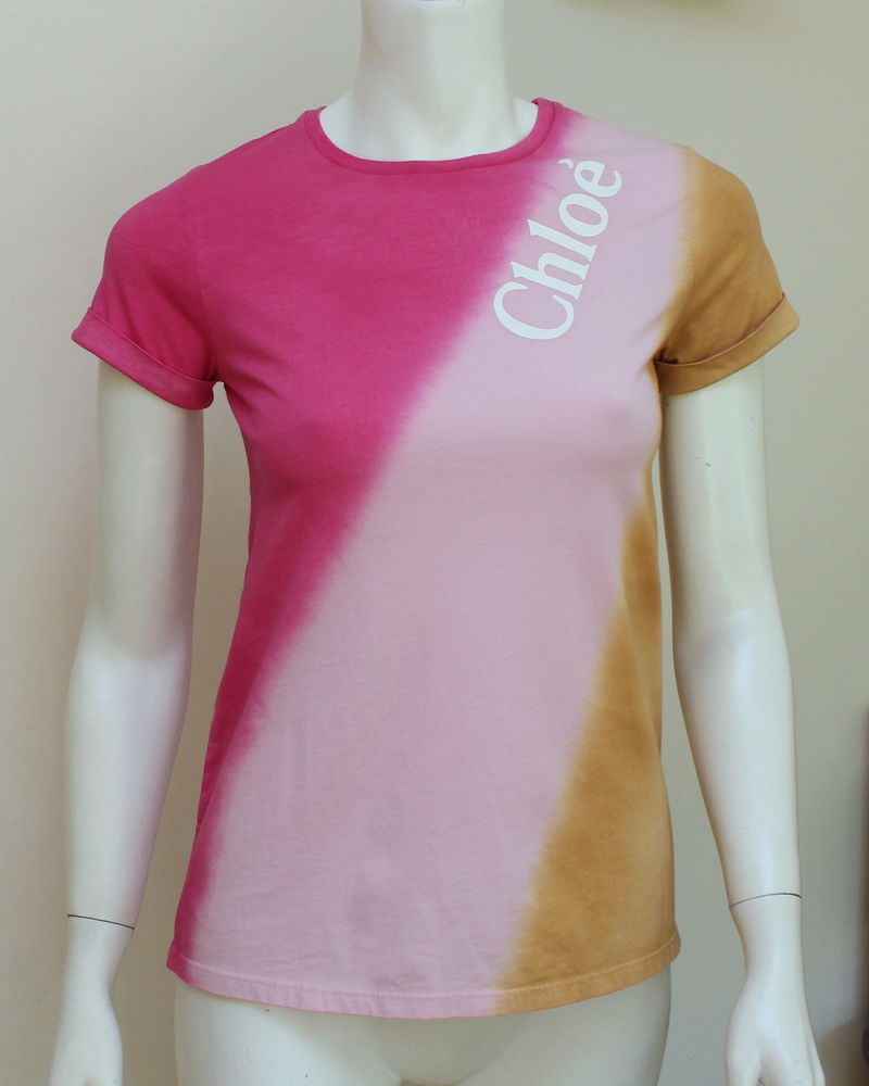 T-shirt Pink Yellow CHLOE T.S 80 Issy-les-Moulineaux (92)