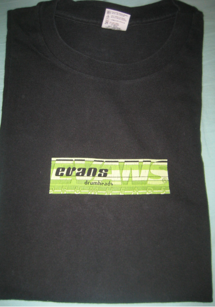 T-shirt promo batterie Evanns drumheads. 2 Saales (67)