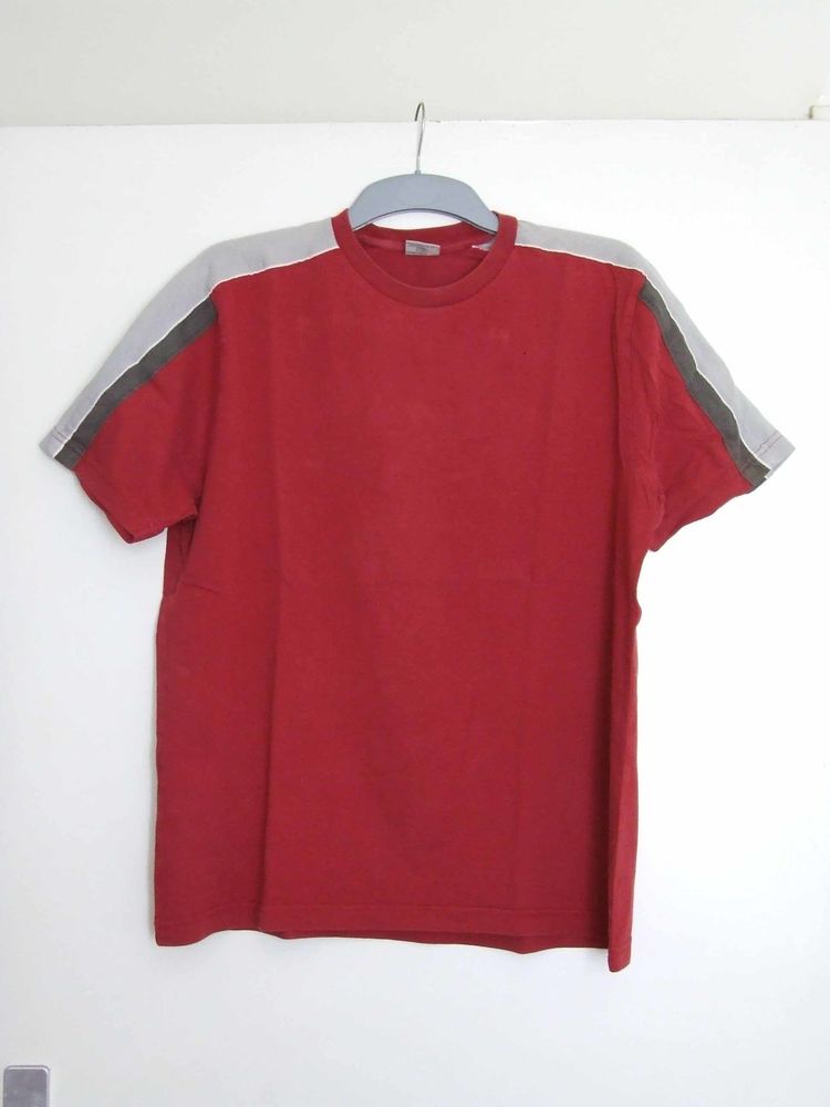 Tee-shirt col rond, CELIO, Rouge, Taille L, TBE 5 Bagnolet (93)