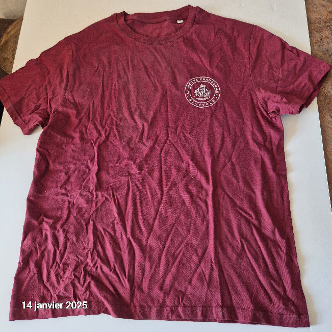 T-shirt � col rond imprim� la mothe chandeniers, b�n�vole, 5 Saumur (49)