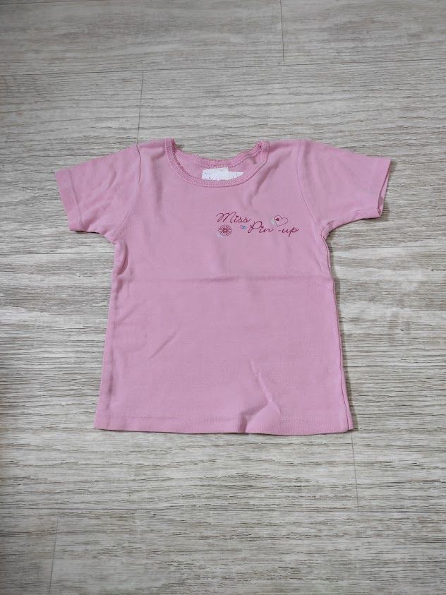 F 9 E (40) - 5 ans -�Tee-shirt rose - Miss Pin Up  Absorba  1 Paris 13 (75)