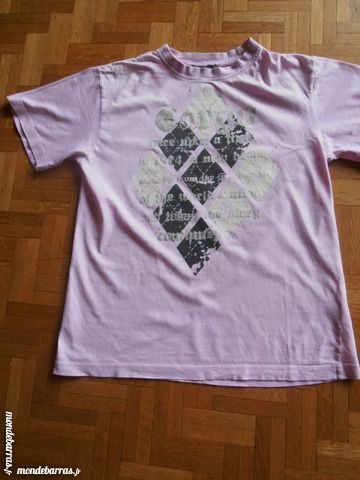 Tee-shirt rose � motifs (V7) 3 Tours (37)