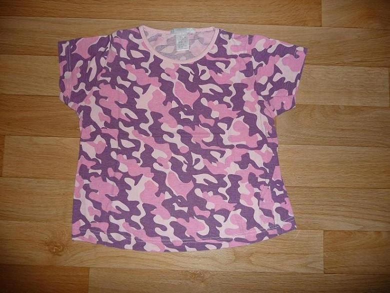 Tee-shirt rose & violet effet camouflage taille 10 ans 6 Celles-sur-Belle (79)