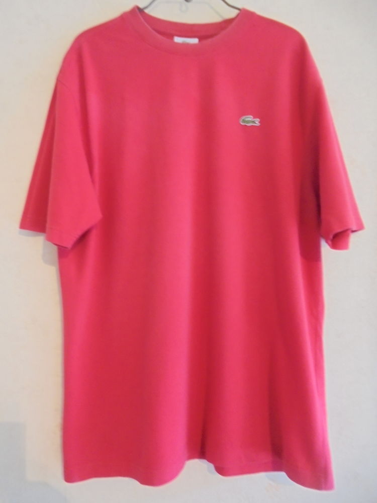 Tee-shirt rouge Lacoste (93) 20 Tours (37)