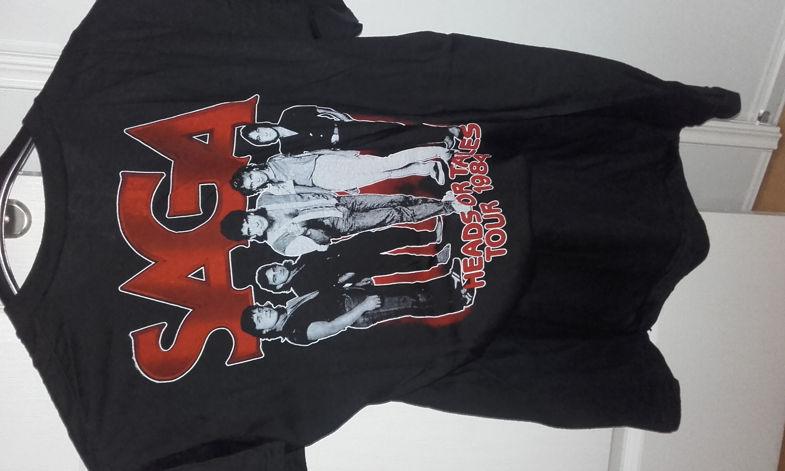 T-Shirt : Saga - Heads Or Tales American Tour 1984 - Taille 200 Angers (49)