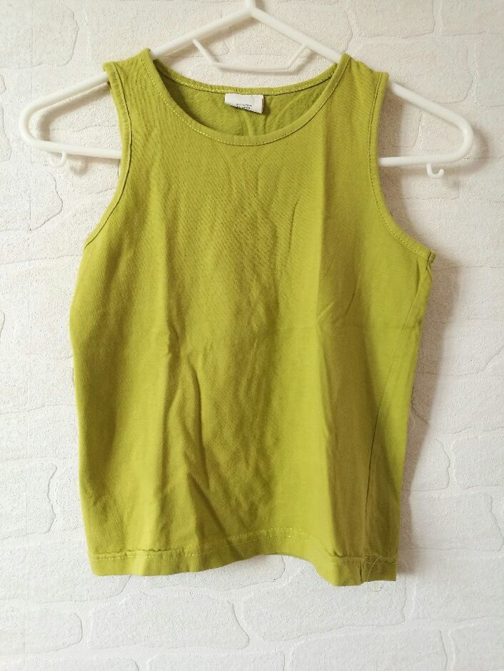 Tee-shirt sans manches vert anis taille 5 ans 2 Villiers (86)