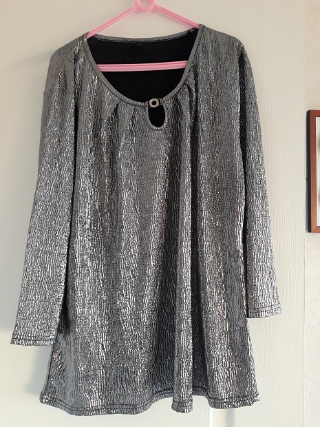 Tee-shirt soir�e haut Curvy taille 5 fete ronde mode femme g 6 F�ves (57)