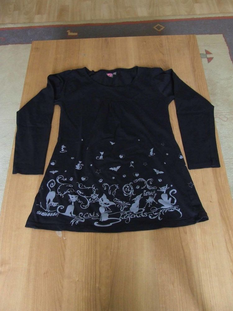 Tee-shirt, tunique manches longues, KIABI, Noir, 16�ans, TBE 5 Bagnolet (93)