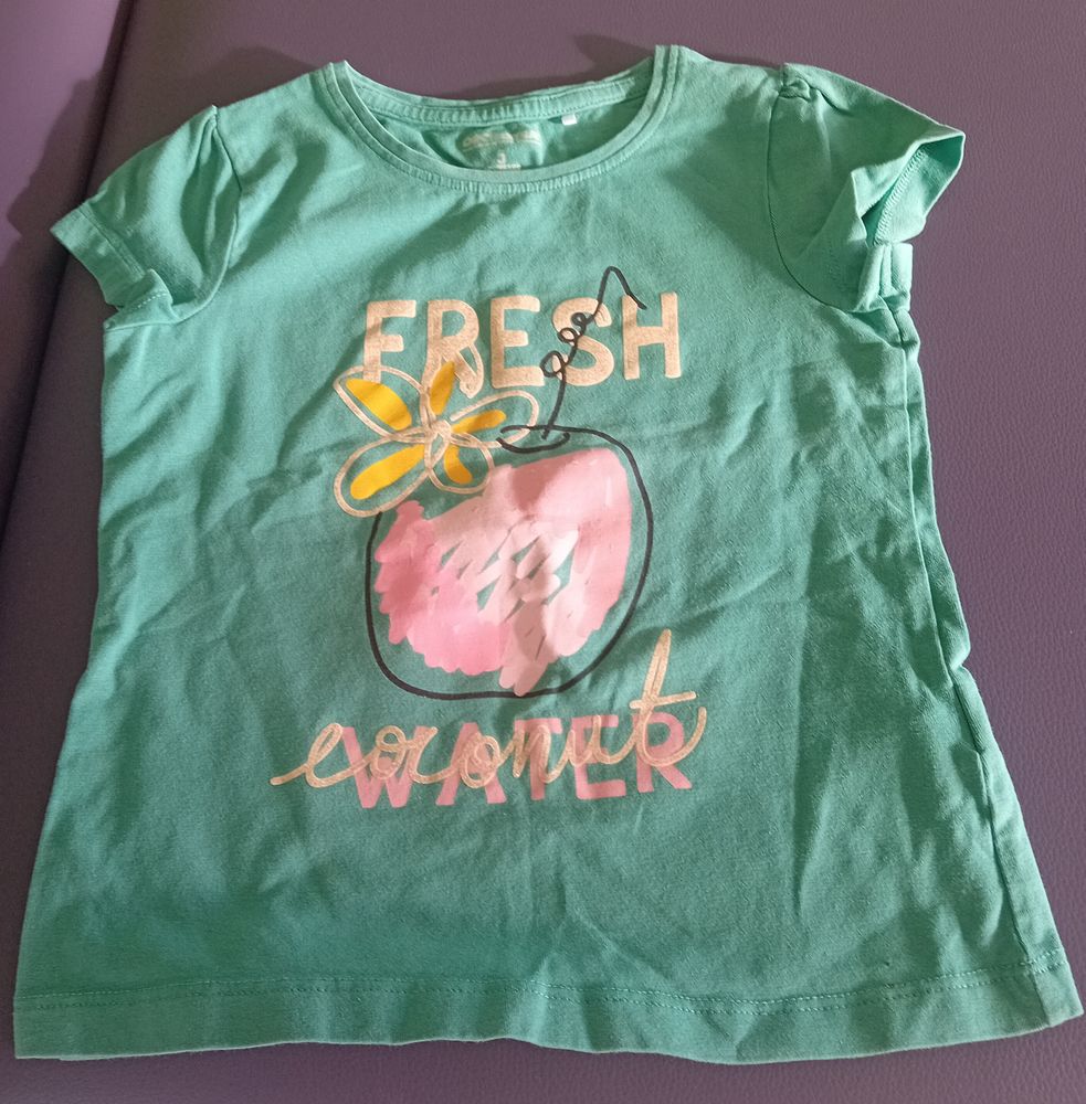  1T-Shirt vert Filles �ge 5 Ans 2 Saint-Dizier (52)