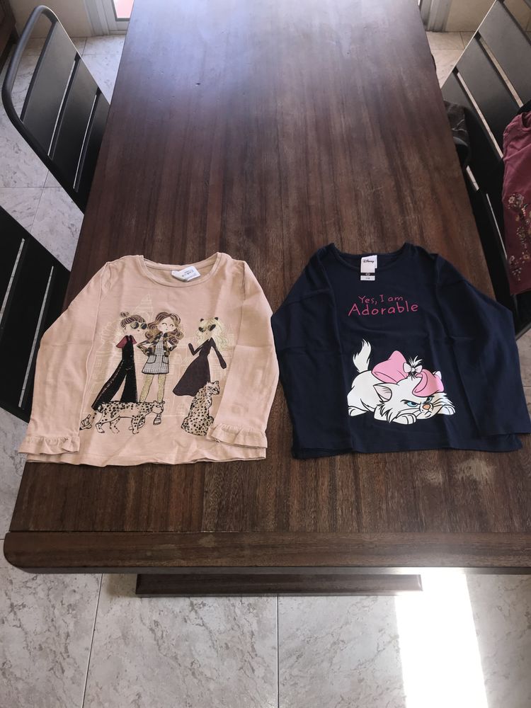 Lot de 2 tee shirts enfant fille    C&A   5 Saleilles (66)