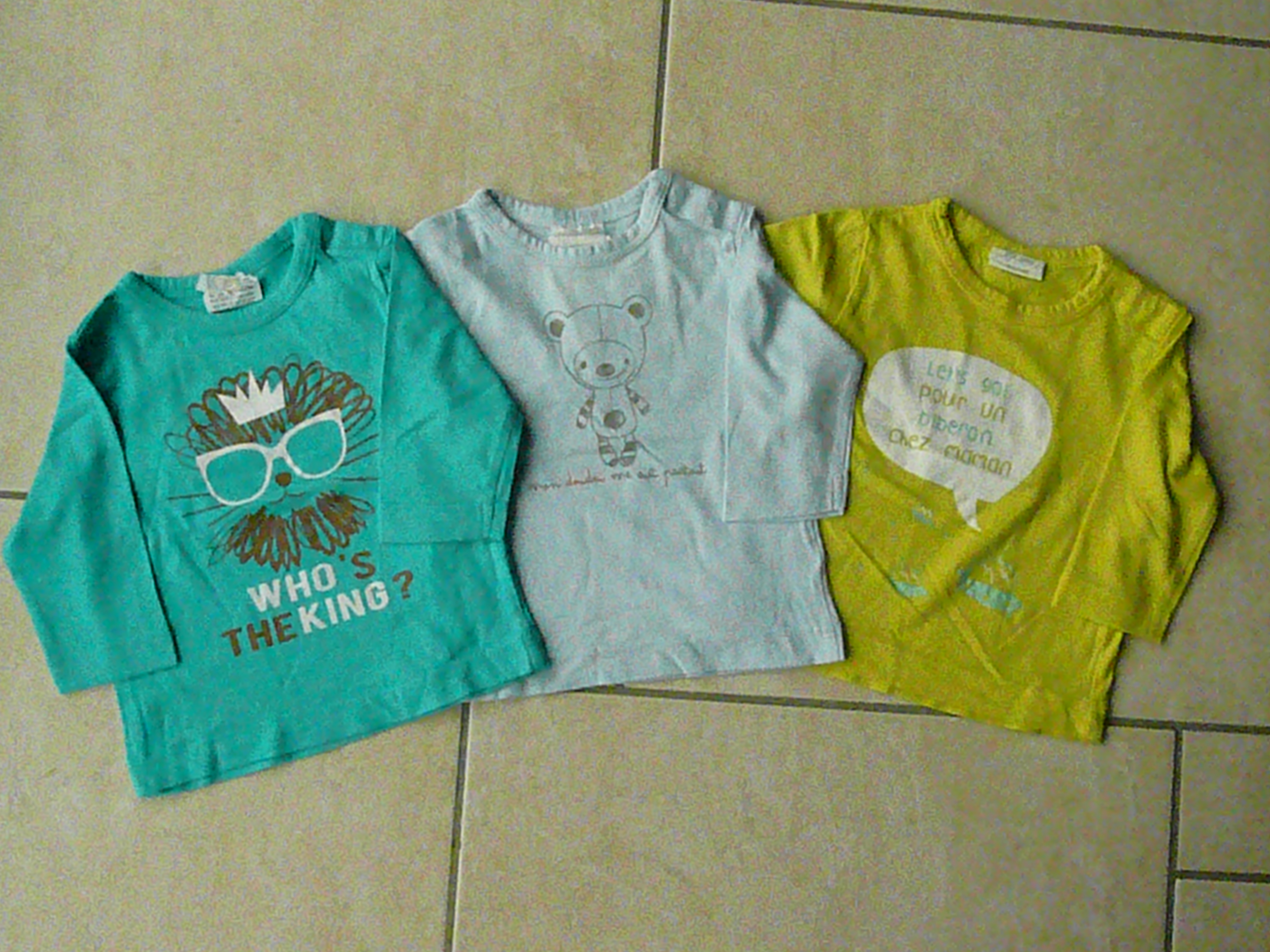 Lot de 3 tee-shirts gar�on 3 mois 5 Franqueville-Saint-Pierre (76)