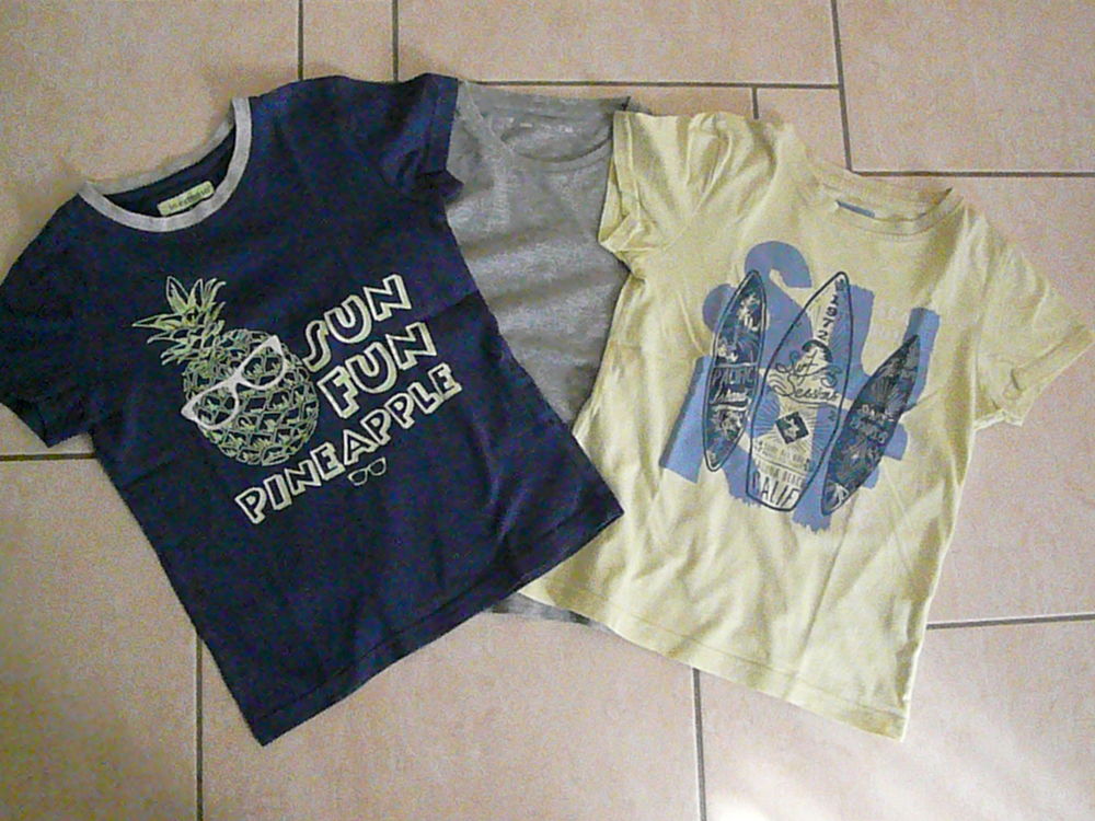 Lot de 3 tee-shirts garçon 8 ans (n°36) 8 Franqueville-Saint-Pierre (76)