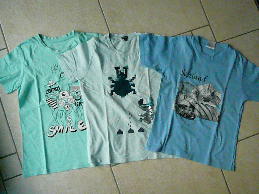 Lot de 3 tee-shirts gar�on 10 ans (n�46) 12 Franqueville-Saint-Pierre (76)