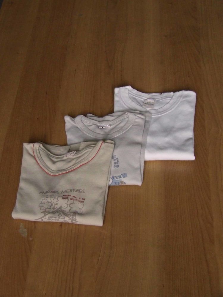 Lot 25, 3 tee-shirts manches longues, 6 8 ans, TBE 5 Bagnolet (93)