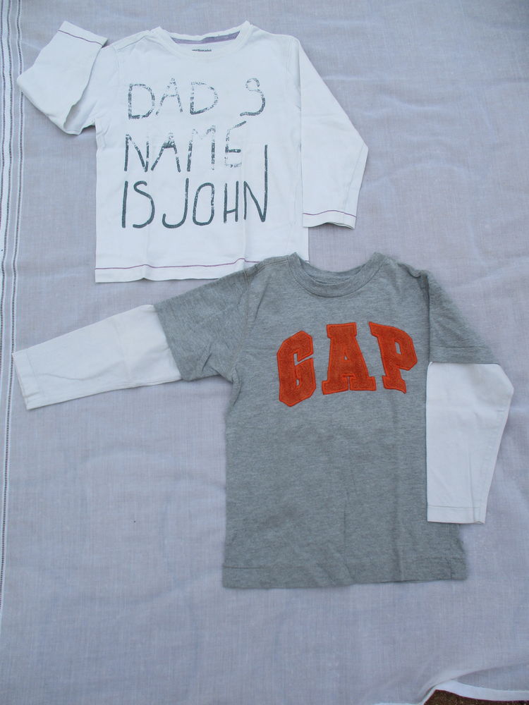Lot de 2 Tee-shirts, Manches Longues, Gar�on 5 Ans 4 La Fert�-Alais (91)