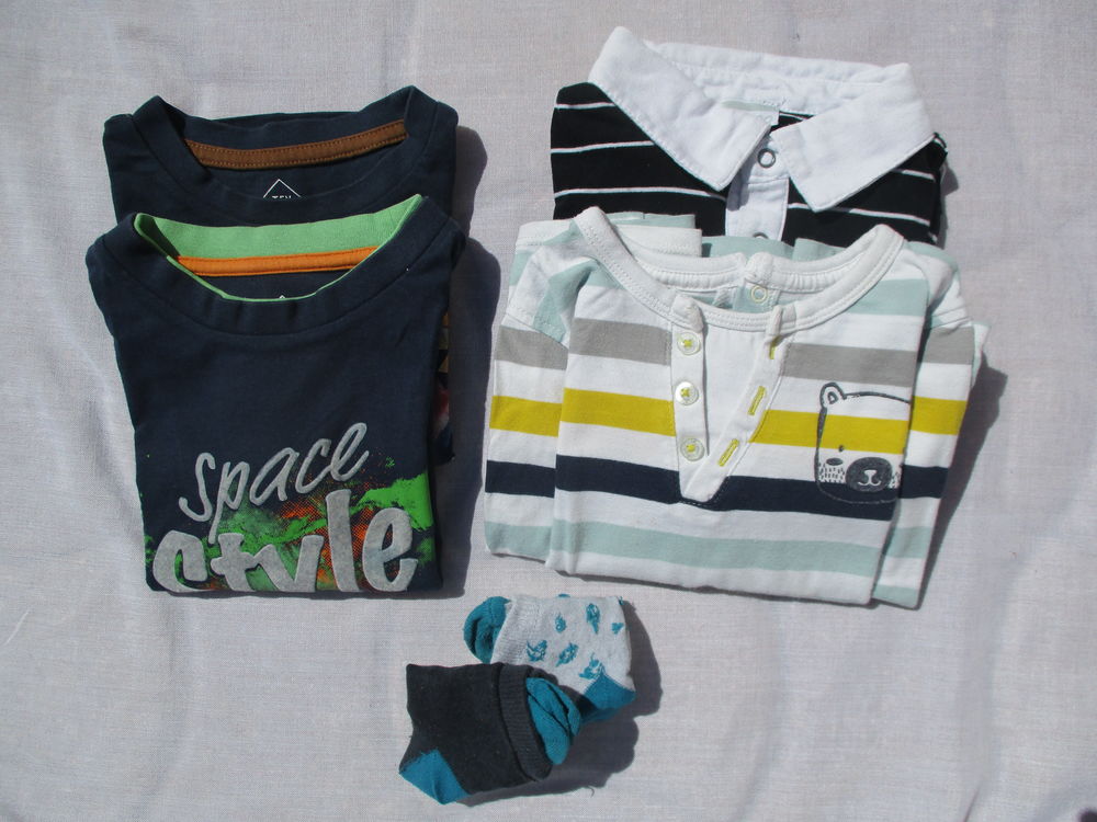 Lot de 4 Tee-shirts Manches Longues pour P'tit Gar�on 2/3Ans 9 La Fert�-Alais (91)
