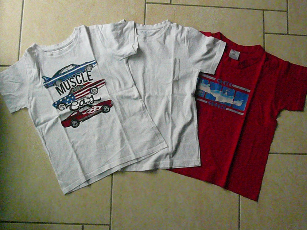 Lot de 3 tee-shirts 8 ans (n�38) 10 Franqueville-Saint-Pierre (76)