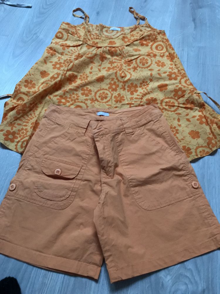 SHORT & LIQUETTE ORANGE/BEIGE  T. 36 Grand 7 Saint-Genis-Laval (69)