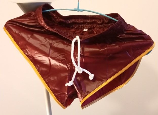 Short Nylon Polyamid Framboise/Gold ciel Vintage S40-M44-L48 30 Lyon 3 (69)