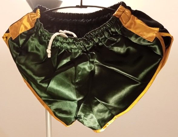 Short Nylon satin Vintage bicolore vert/marine Taille S40 20 Lyon 3 (69)