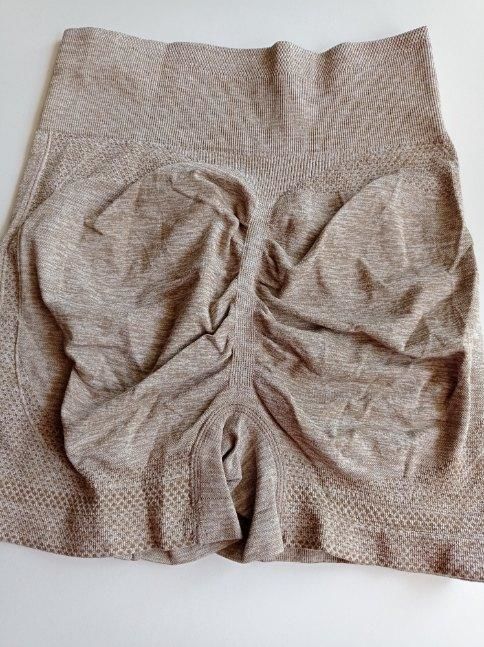 Short de sport Push up taille haute beige S/M 15 Nexon (87)