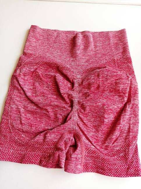 Short de Sport Taille Haute Push Up Rose Saumon S/M 15 Nexon (87)