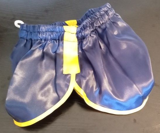 Short Vintage Nylon Satin outremer/jaune Taille S 40 23 Lyon 3 (69)