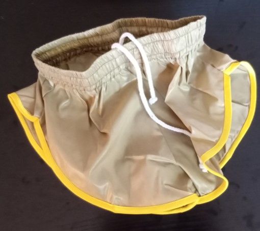 Short Vintage Nylon Polyamide Beige/jaune Taille S 40 22 Lyon 3 (69)