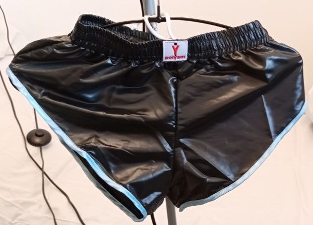 Short vintage nylon polyamide 6F Gris/Azur 3 sizes S-M-L/XL 26 Lyon 3 (69)