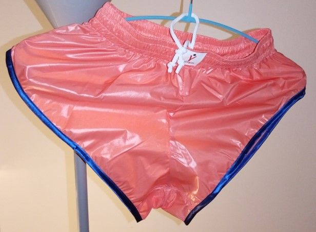 Short vintage nylon polyamide Corail/bleu 4L8 3 size S M L 31 Lyon 3 (69)