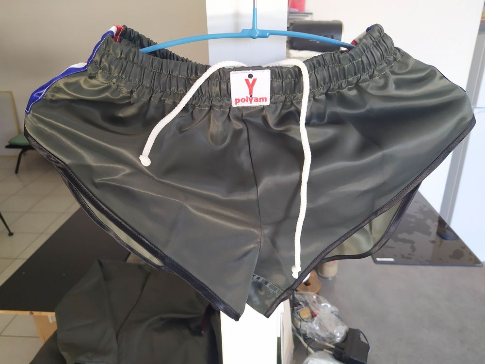 Short Vintage Polyamide Nylon Bronze/tricol 2 sizes S40 M44 35 Lyon 3 (69)