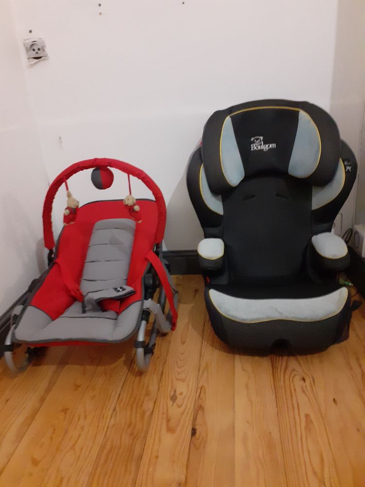 Si�ge b�b� pour voiture et petit couffin rouge 40 Calais (62)