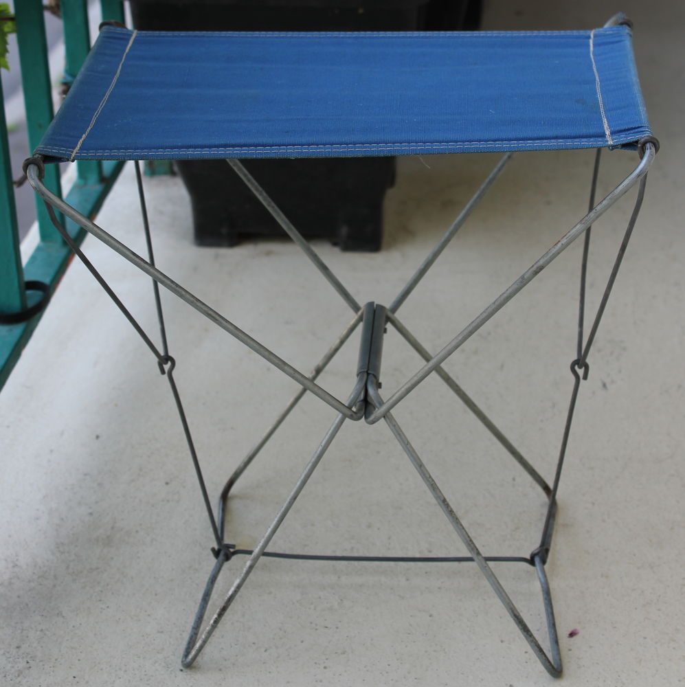 Siege de pecheur pliant vintage camping retro 25 Issy-les-Moulineaux (92)