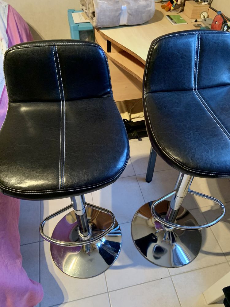 Si�ge de bar similicuir 20 Le Pondy (18)