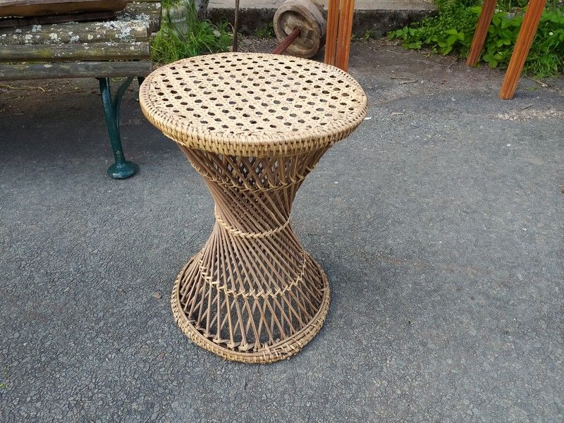 Si�ge Tabouret Diabolo Rotin Cannage Vintage 
40 Loches (37)