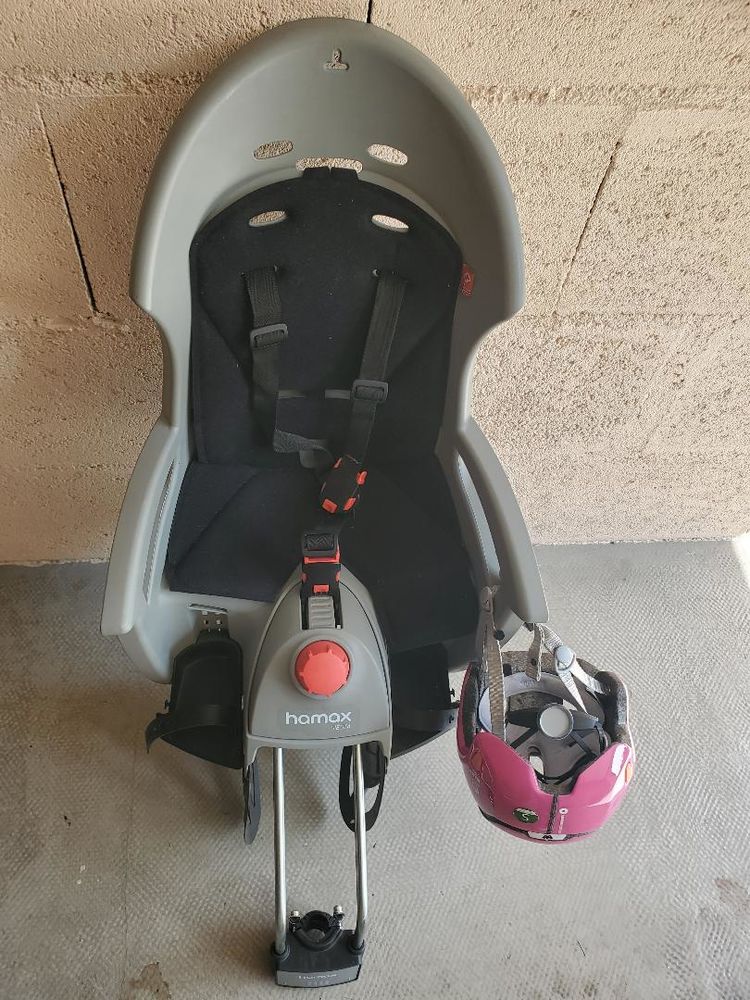 Si�ge v�lo b�b� Hamax Siesta + Casque 30 Aubi�re (63)