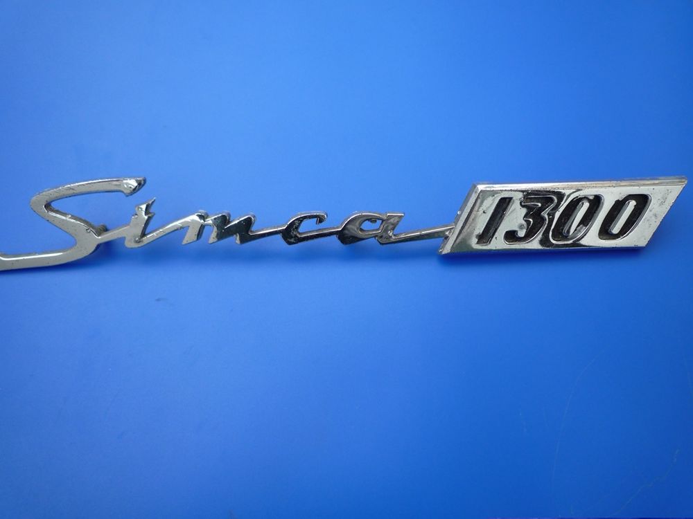 SIMCA 1300 - Monogramme d'aile 20 Paris 13 (75)