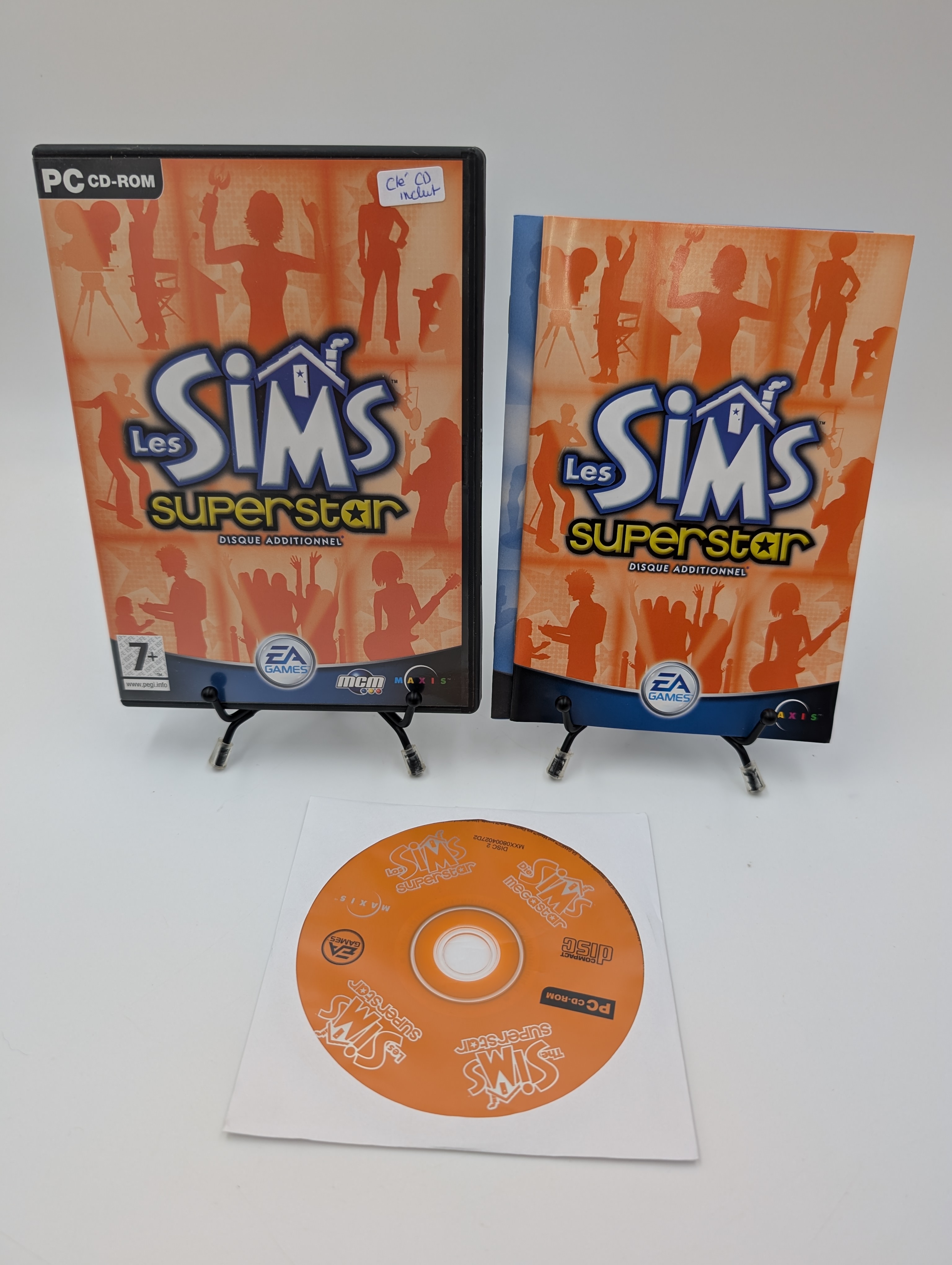 Jeu PC Les Sims Superstar Disque Additionnel complet Cl� CD 2 Vulbens (74)