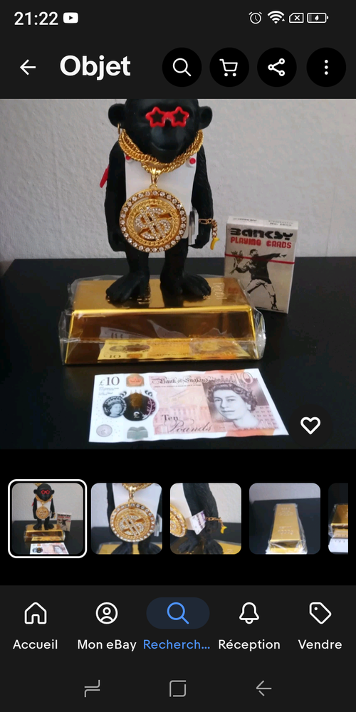 Singe banksy neuf 230 Metz (57)