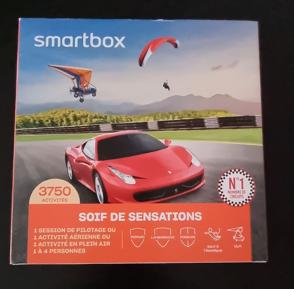 Smartbox soif de sensations 60 Moissy-Cramayel (77)