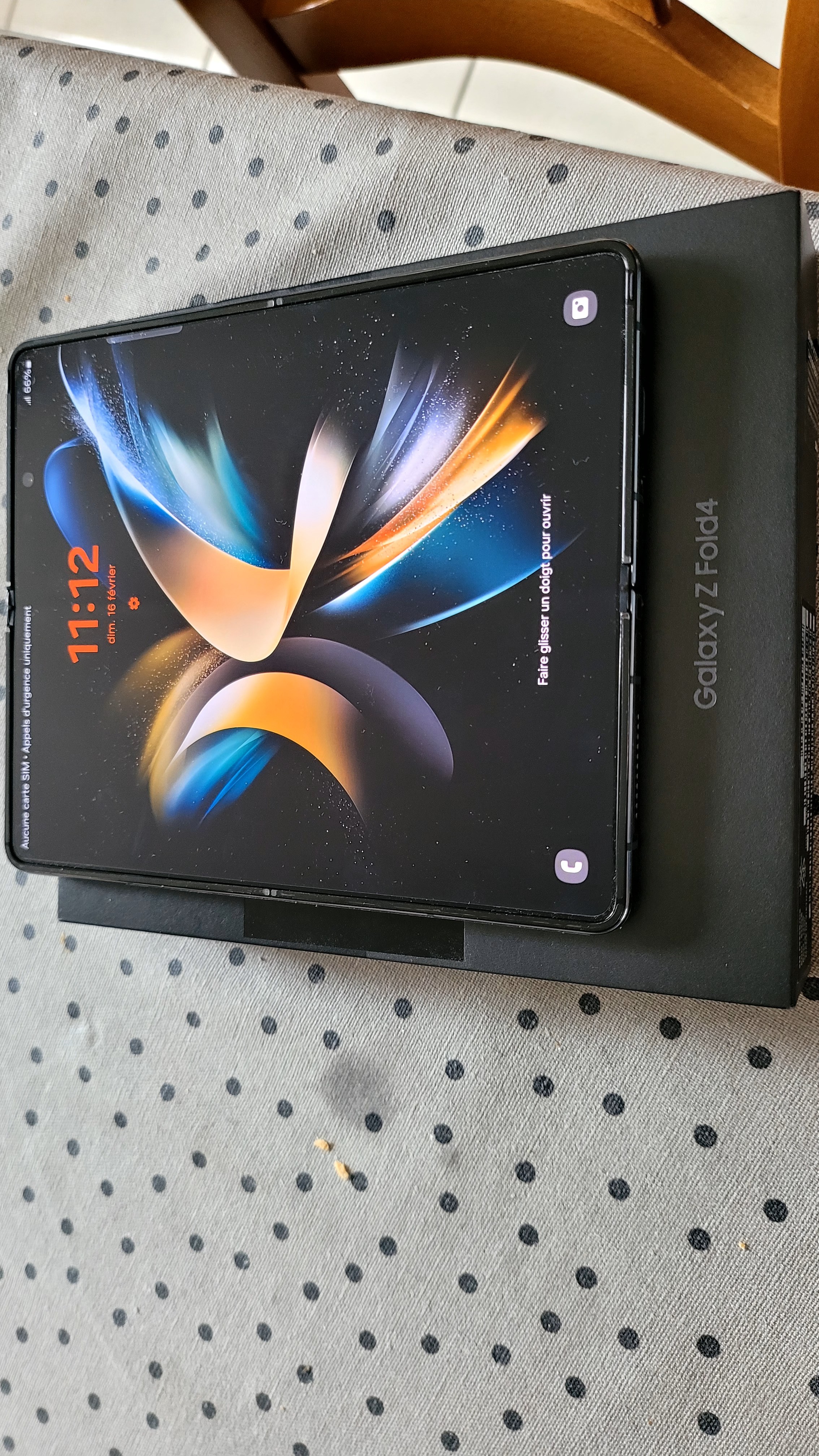 Smartphone Samsung Galaxy Z fold 4 5G 512Go 11/04/25 dispo 0 Saint-Venant (62)