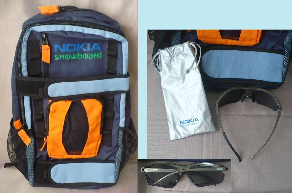 Sac a dos Snowboard Ski Avec Lunettes NOKIA Collector 70 Wervicq-Sud (59)
