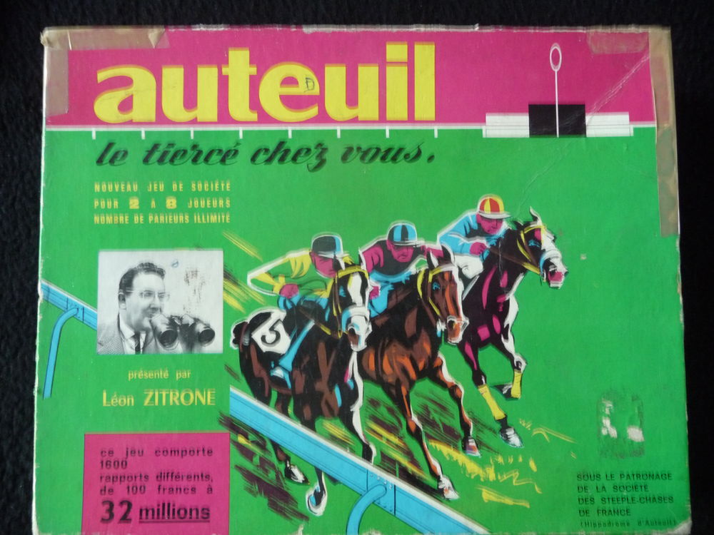 Jeu de soci�t�  Auteuil  pr�fac� par L�on Zitrone - 1963 15 Mouvaux (59)