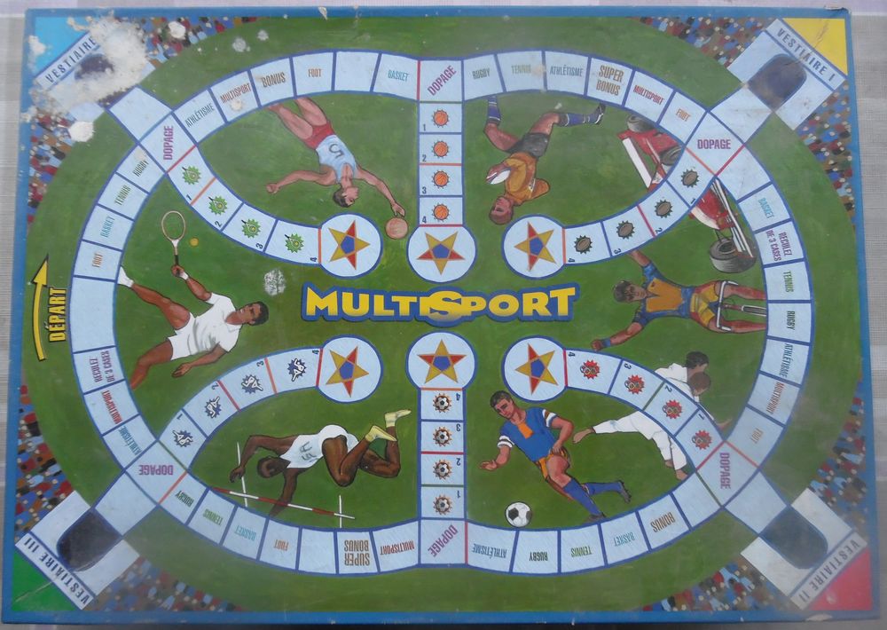 Jeu de soci�t� multisport pour 2 � 4 joueurs fabriqu� France 6 Castries (34)