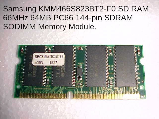 SODIMM  PC100   64MO   IMAC g3 10 Lampertheim (67)