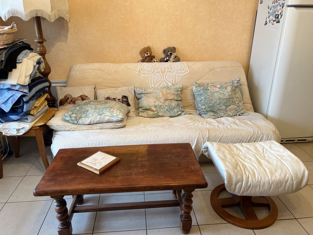 Set sofa clic-clac et son repose pied + table basse 80 P�rigueux (24)