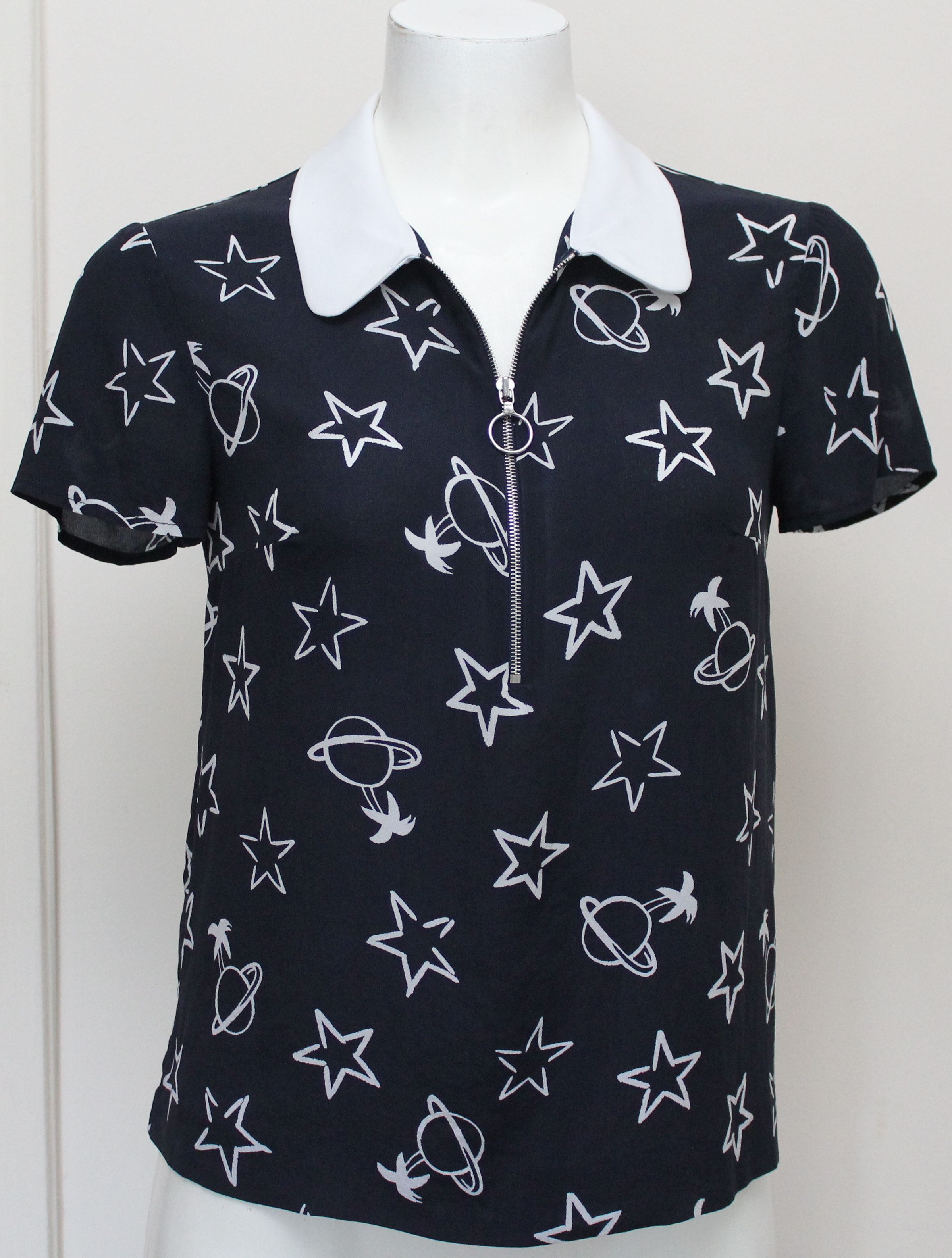 Top soie CLAUDIE PIERLOT ref BILLYTIS T.36 Fr 50 Issy-les-Moulineaux (92)