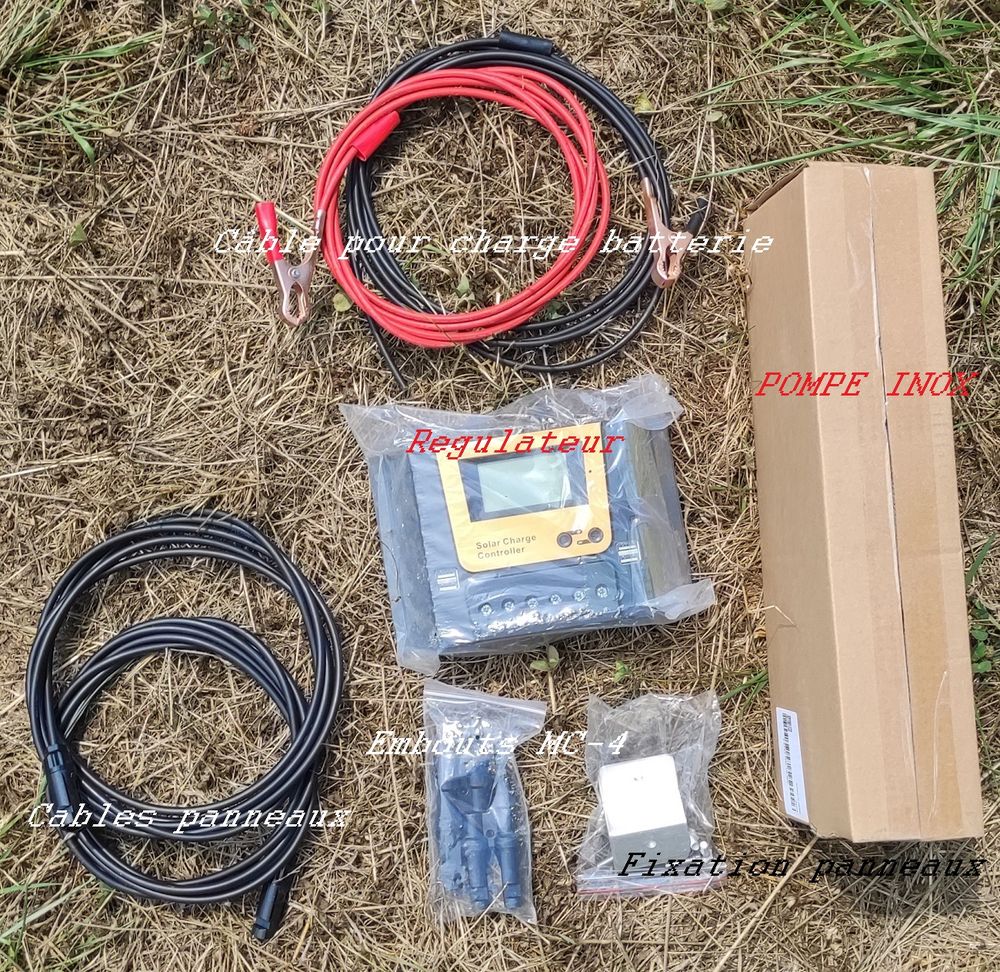 Kit Solaire complet avec pompe � eau, panneau solaire et r�g 500 Castelnau-de-Brassac (81)