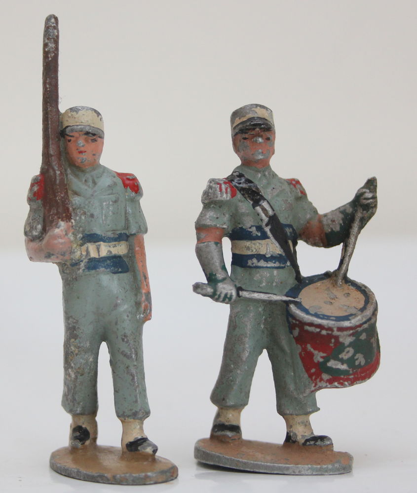 Soldats Américains Quiralu WW2 - Figurines D’époque Entièrement D’origine