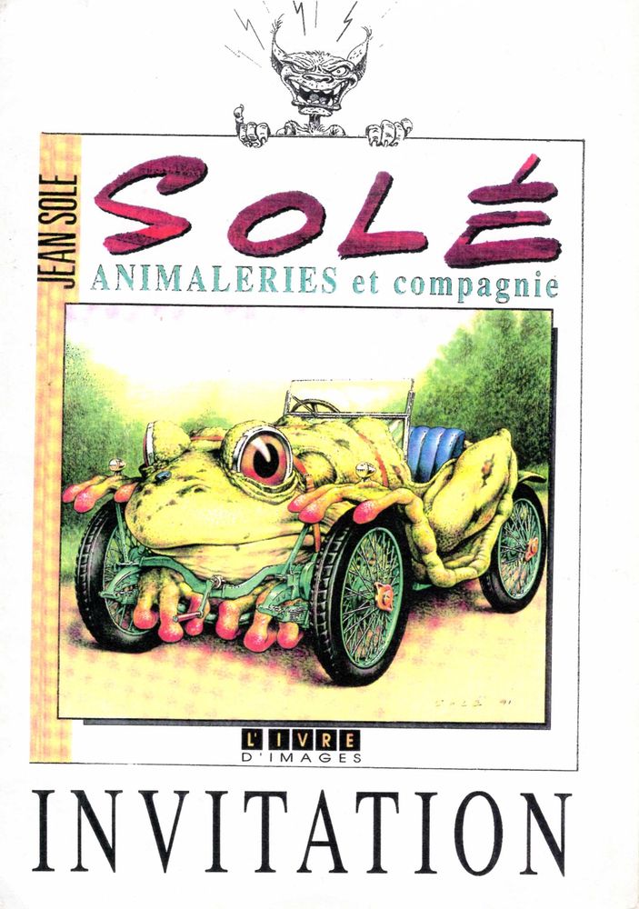 SOL� : Carton d'invitation  Animaleries et compagnie  3 Argenteuil (95)
